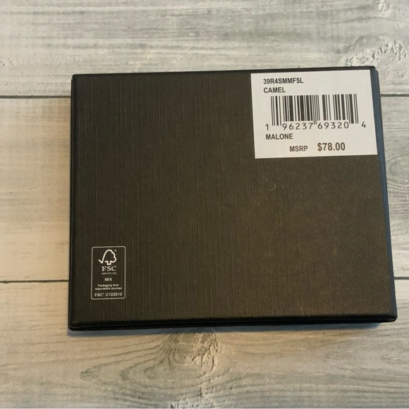 Michael Kors Malone Slim Billfold Wallet in Camel - Picture 5 of 5